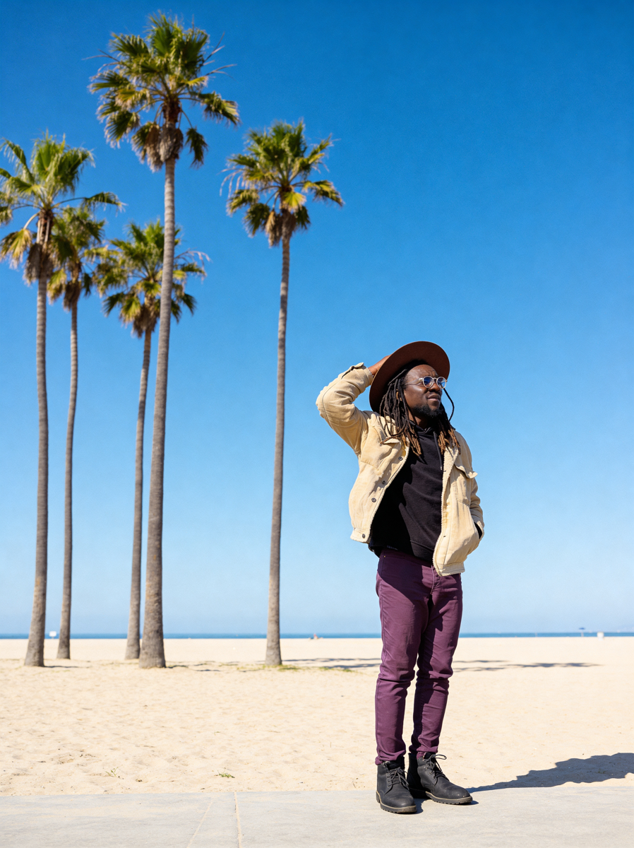 Harrison in California